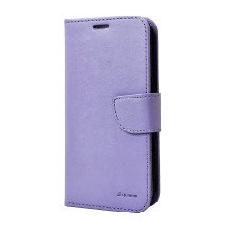 Leather Wallet Case For iPhone 13 Pro Max (purple)