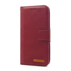 Leather Wallet Case For iPhone X (burgundy) Leather Wallet Case For iPhone X (burgundy)