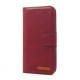 Leather Wallet Case For iPhone X (burgundy)