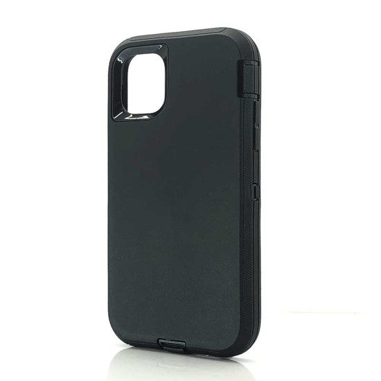 Defender Case w/ Clip For iPhone 12 /12 Pro (grey)