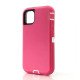 Defender Case w/ Clip For iPhone 13 (pink+white)