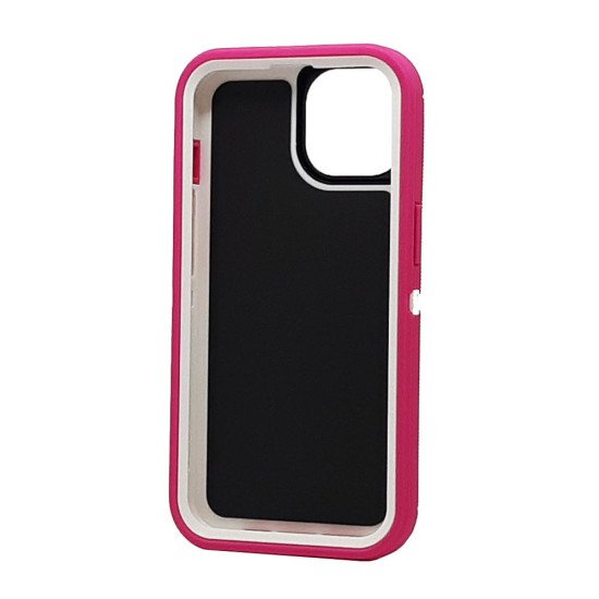 Defender Case w/ Clip For iPhone 14 Pro (pink) Defender Case w/ Clip For iPhone 14 Pro (pink)
