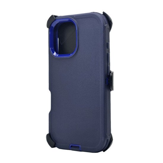 Defender Case w/ Clip For iPhone 17 (blue) Defender Case w/ Clip For iPhone 17 (blue)