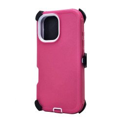 Defender Case w/ Clip For iPhone 17 (pink) Defender Case w/ Clip For iPhone 17 (pink)