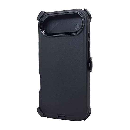 Defender Case w/ Clip For iPhone 17 Air (black) Defender Case w/ Clip For iPhone 17 Air (black)