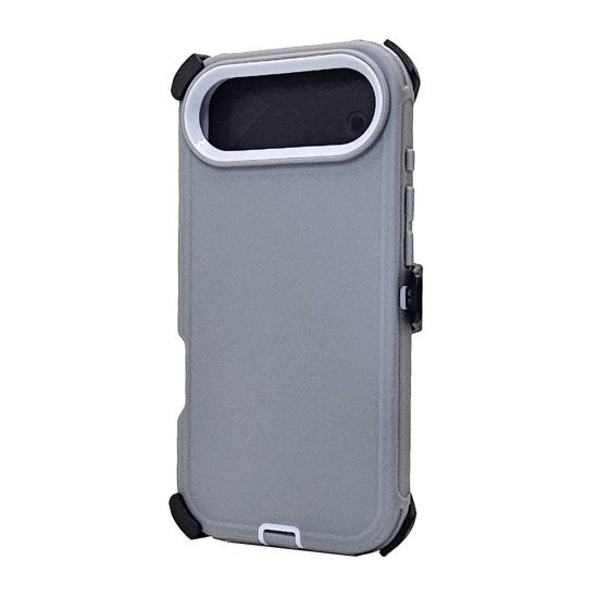 Defender Case w/ Clip For iPhone 17 Air (grey) Defender Case w/ Clip For iPhone 17 Air (grey)