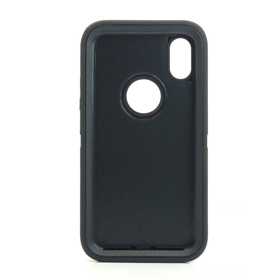 Defender Case w/ Clip For iPhone XS Max (black)