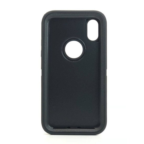 Defender Case w/ Clip For iPhone X (black) Defender Case w/ Clip For iPhone X (black)
