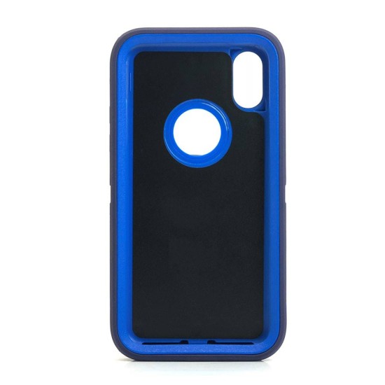 Defender Case w/ Clip For iPhone XS Max (blue)