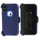 Defender Case w/ Clip For iPhone X (blue)