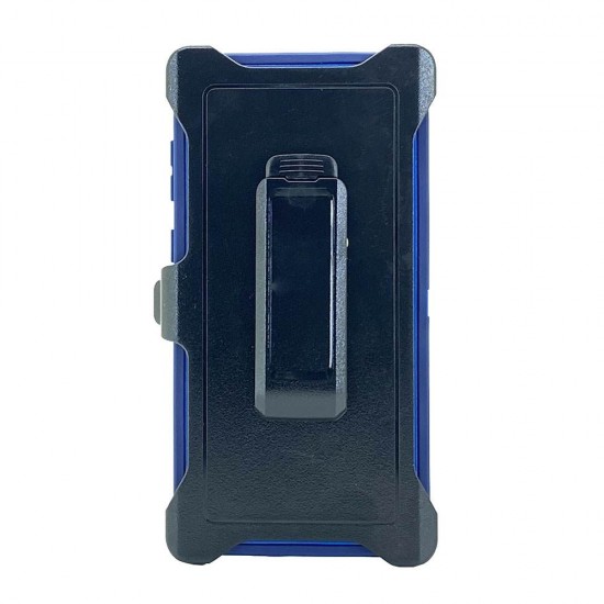 Defender Case w/ Clip For Samsung  Note 10 Plus (blue)