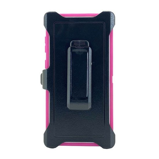 Defender Case w/ Clip For Samsung  Note 10 (pink)