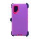 Defender Case w/ Clip For Samsung  Note 10 (purple)