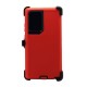 Defender Case w/ Clip For Samsung  Note 20 Ultra (red)