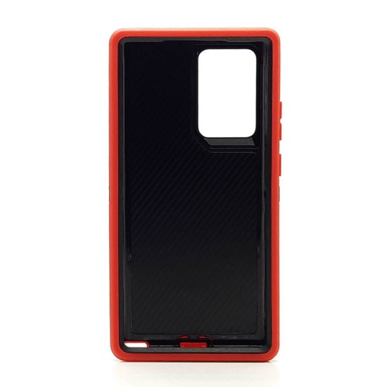 Defender Case w/ Clip For Samsung  Note 20 Ultra (red)