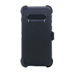 Defender Case w/ Clip For Samsung  S10 (black) Defender Case w/ Clip For Samsung  S10 (black)