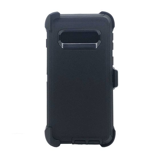 Defender Case w/ Clip For Samsung  S10E (black)