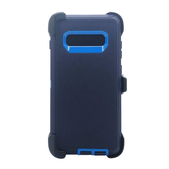 Defender Case w/ Clip For Samsung  S10E (blue)
