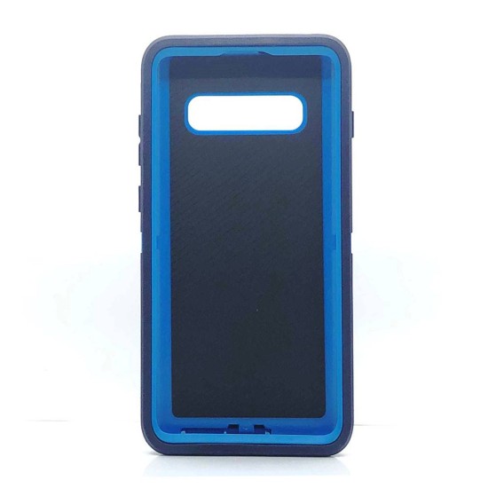 Defender Case w/ Clip For Samsung S10 (blue) Defender Case w/ Clip For Samsung S10 (blue)