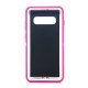 Defender Case w/ Clip For Samsung  S10 Plus (pink+white)