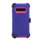 Defender Case w/ Clip For Samsung  S10 (purple+pink)