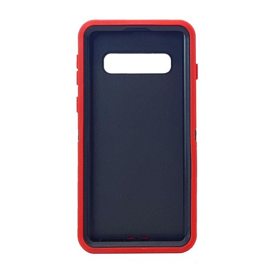 Defender Case w/ Clip For Samsung  S10 (red) Defender Case w/ Clip For Samsung  S10 (red)