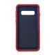 Defender Case w/ Clip For Samsung  S10 Plus (red)