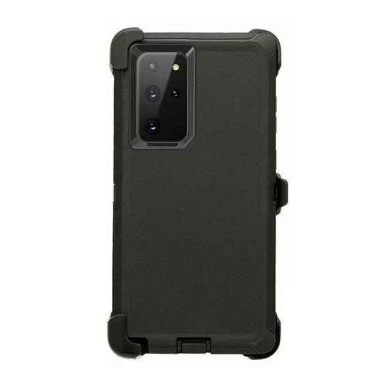 Defender Case w/ Clip For Samsung  S20 Plus (black)