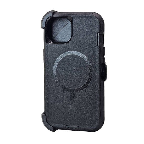 Magsafe Defender Case w/ Clip For iPhone 12 /12 Pro (black)