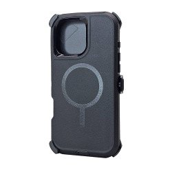 Magsafe Defender Case w/ Clip For iPhone 13 Pro Max (black)