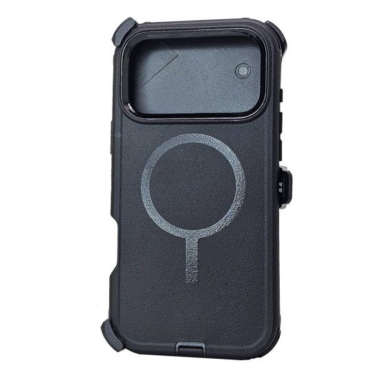 Magsafe Defender Case w/ Clip For iPhone 18 Pro Max (black)