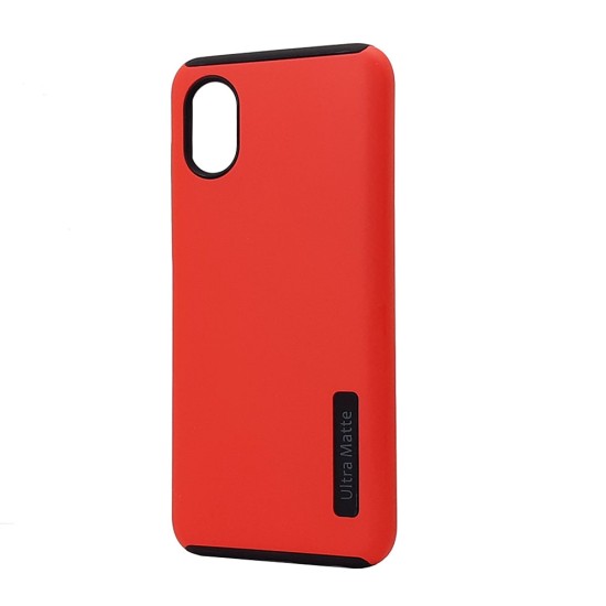 Ultra Matte Hybrid Case For Samsung A03 Core (red)