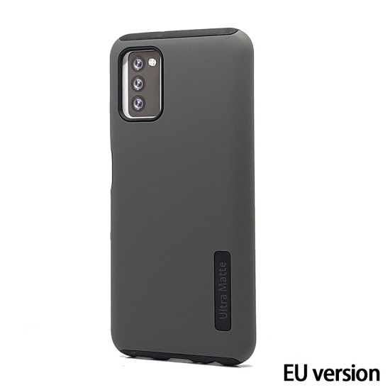 Ultra Matte Hybrid Case For Samsung A03S EU version (grey)