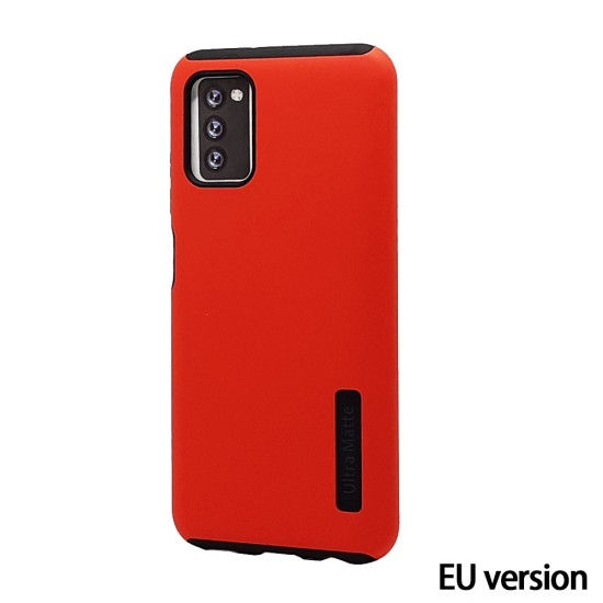 Ultra Matte Hybrid Case For Samsung A03S EU version (red)