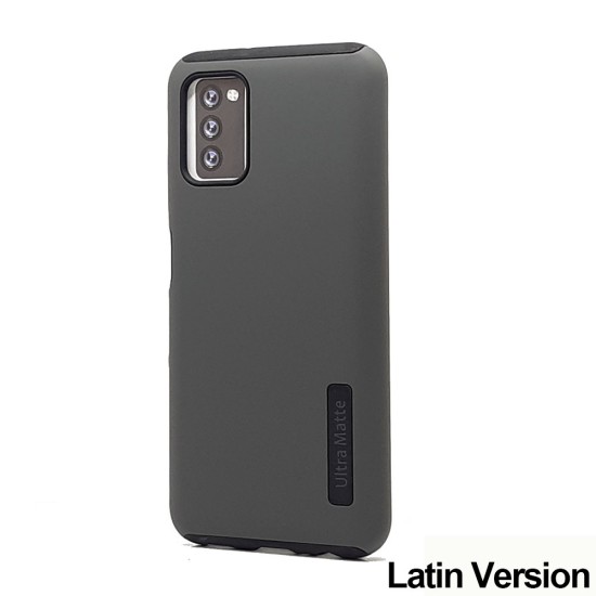 Ultra Matte Hybrid Case For Samsung A03S Latin version (grey
