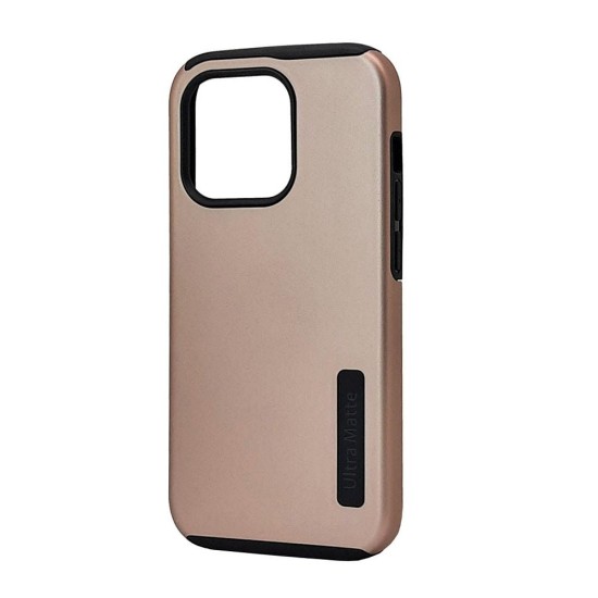 Ultra Matte Hybrid Case For iPhone 14 Pro 6.1" (ros gold)