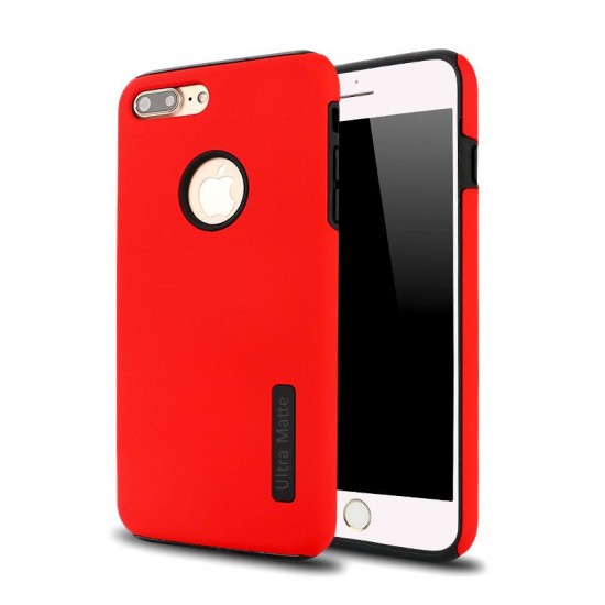 Ultra Matte Hybrid Case For iPhone 7 Plus (red)