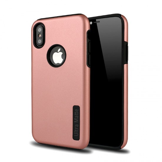 Ultra Matte Hybrid Case For iPhone XS Max (rose gold)