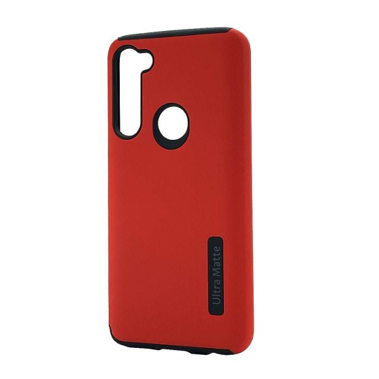 Ultra Matte Hybrid Case For Samsung Galaxy A21 (red)