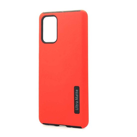 Ultra Matte Hybrid Case For Samsung S20 Plus (red)