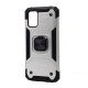 Armor Hybrid Case w/ Kickstand for Samsung Galaxy A02S, A025 (silver)