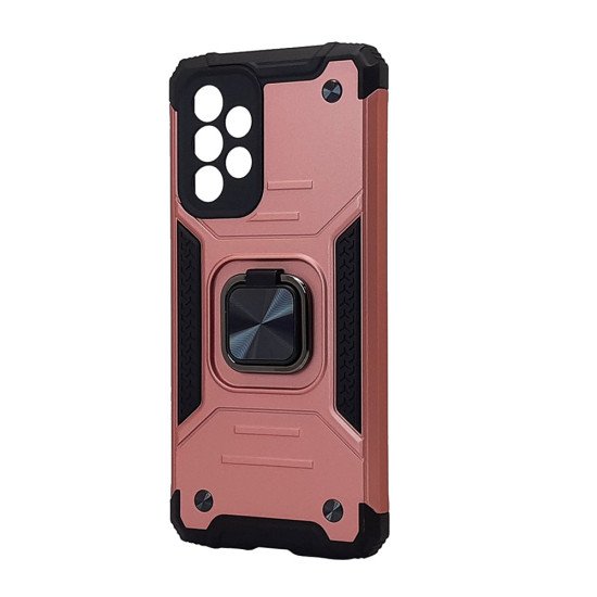 Armor Hybrid Case w/ Kickstand for Samsung Galaxy A33 5G (rose gold)