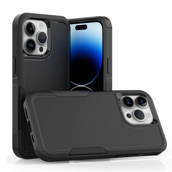 Traveler Hybrid Case For iPhone 15 Pro Max (black)