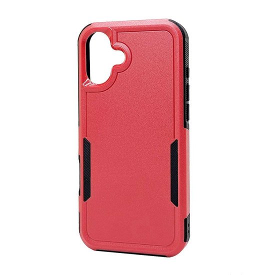 Traveler Hybrid Case For iPhone 16 (red) Traveler Hybrid Case For iPhone 16 (red)
