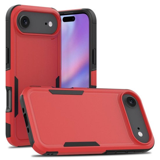 Traveler Hybrid Case For iPhone 17 Air (red) Traveler Hybrid Case For iPhone 17 Air (red)