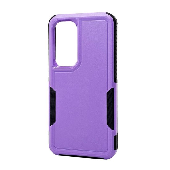 Traveler Hybrid Case For Samsung S23 FE (purple)