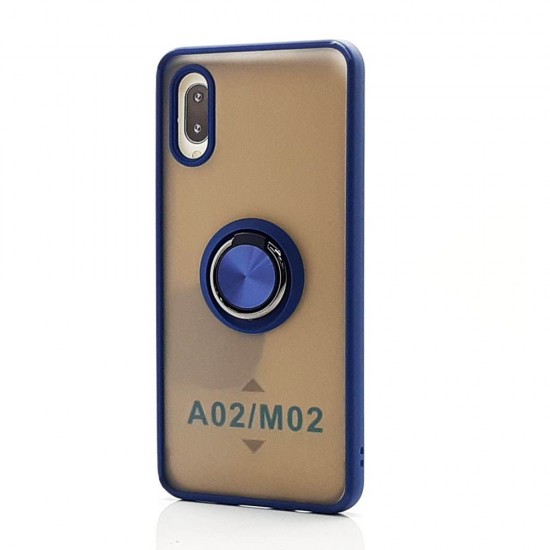 TPU Case w/ Magnetic Ring for Samsung A02, A022 (blue)