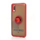 TPU Case w/ Magnetic Ring for Samsung A02, A022 (red)