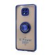 TPU Case w/ Magnetic Ring for Moto G Power 2021 (blue)