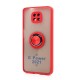 TPU Case w/ Magnetic Ring for Moto G Power 2021 (red)